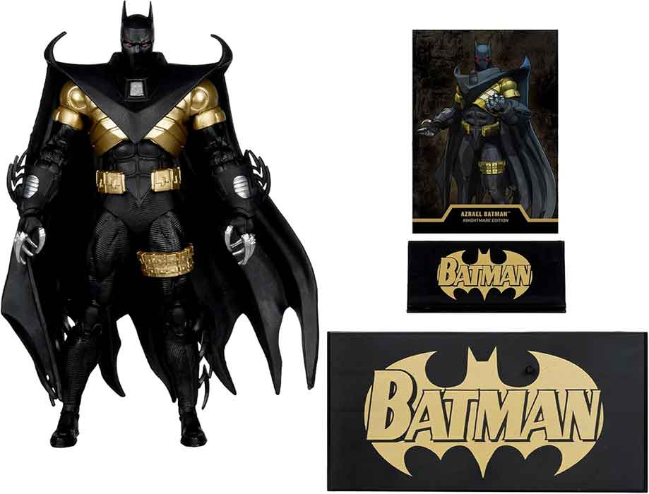 DC Multiverse Batman Knightfall 7 Inch Action Figure Exclusive - Azrael Batman Gold Label