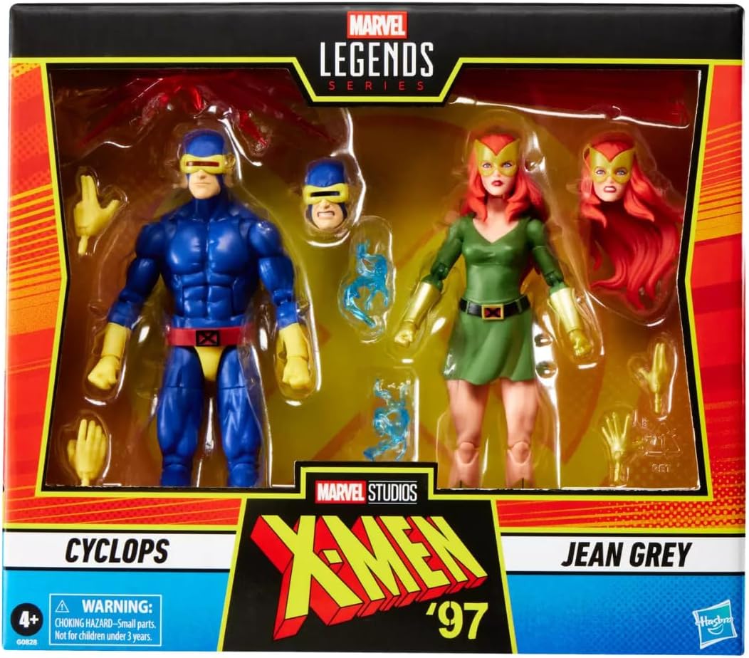 Marvel Legends X-Men '97 6 Inch Action Figure 2-Pack - Cyclops & Jean Grey