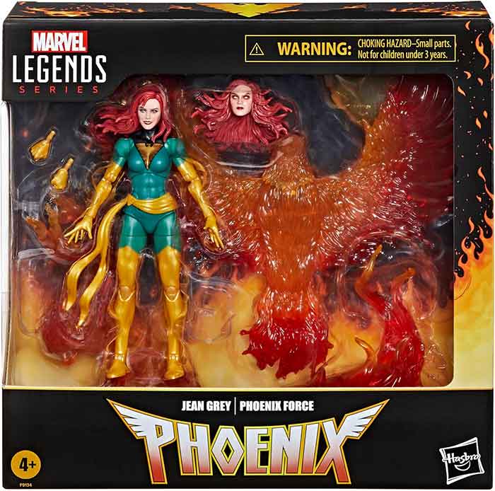 Marvel Legends X-Men 6" Figure Deluxe Exclusive - Jean Grey with Phoenix Force Display