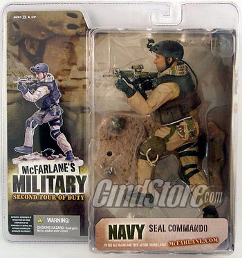 Navy Seal Commando 6" Figure McFarlane Military Soldiers Series 2