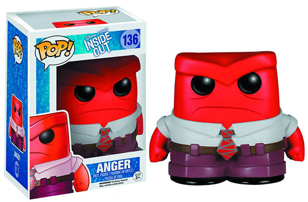 Pop Disney 3.75 Inch Action Figure Inside Out - Anger #136