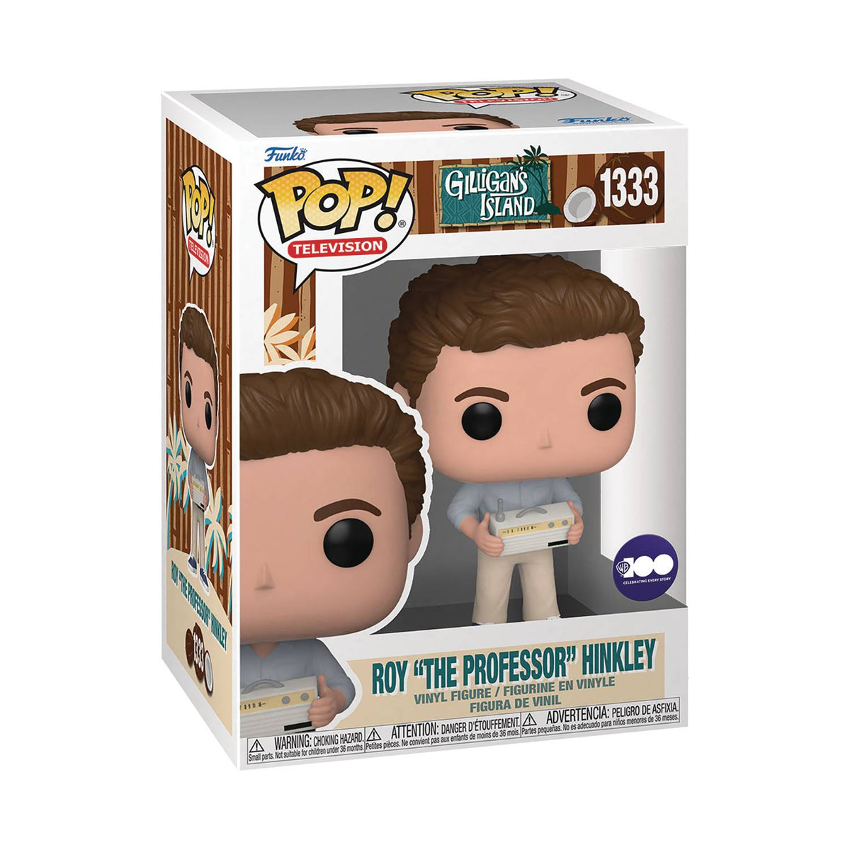 Pop Television Gilligans Island 3.75 Inch Action Figure - Roy The Professor Hinkley #1333