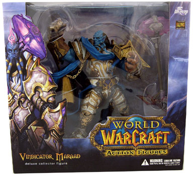 World of Warcraft Action Figures Series 2: Draenei Paladin Vindicator Marrad (Sub-Standard Packaging)