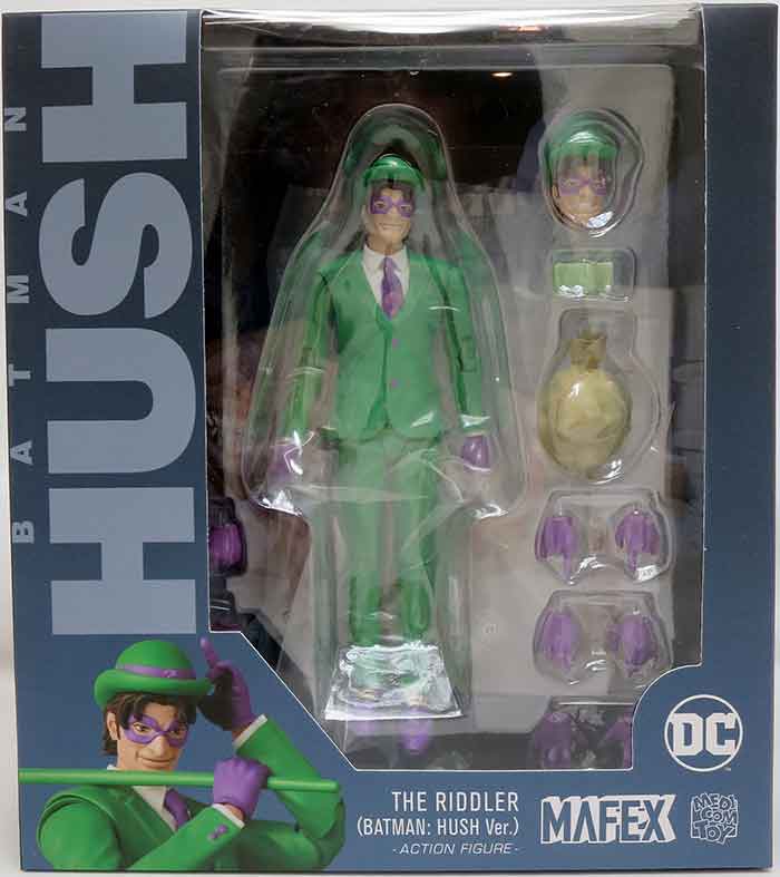 batman Hush 6 Inch Action Figure Mafex - The Riddler