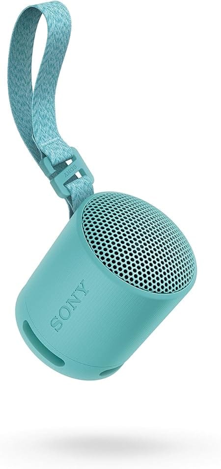 Sony Light Blue Waterproof Wireless Bluetooth Speaker with EXTRA BASS [Tech & Turntables]