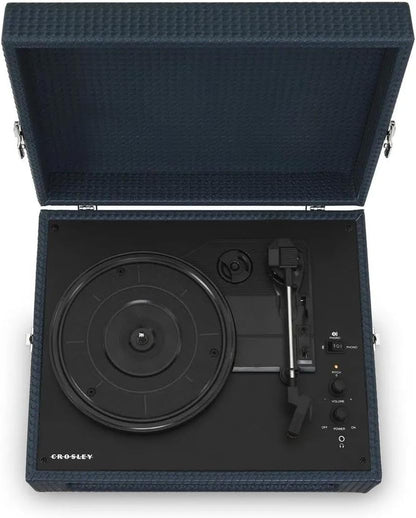 Crosley Voyager Portable Bluetooth Turntable - Navy [Tech & Turntables]