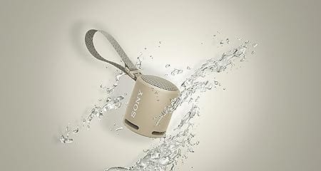 Sony Light Grey Waterproof Wireless Bluetooth Speaker with EXTRA BASS [Tech & Turntables]