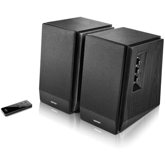 Edifier R1700BT Bluetooth Bookshelf Speakers - Active Near-field Studio Monitors - Powered Speakers 2.0 Setup Enclosure - 66w RMS [Tech & Turntables]