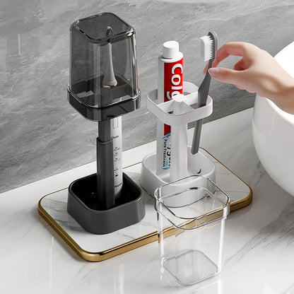 🪥 Stylish Toothbrush Holder with Cover