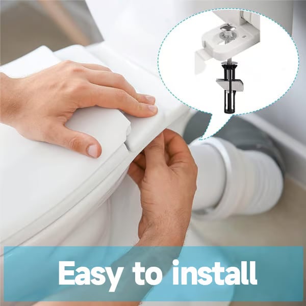 Heavy Duty Toilet Seat Fastener Bolt kit(A Set of 4 Pcs)