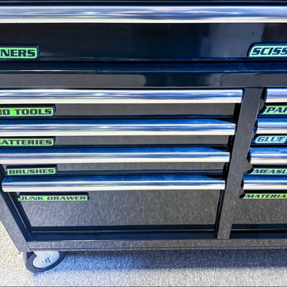 🌟12 Pack of Magnetic Toolbox Labels🔩