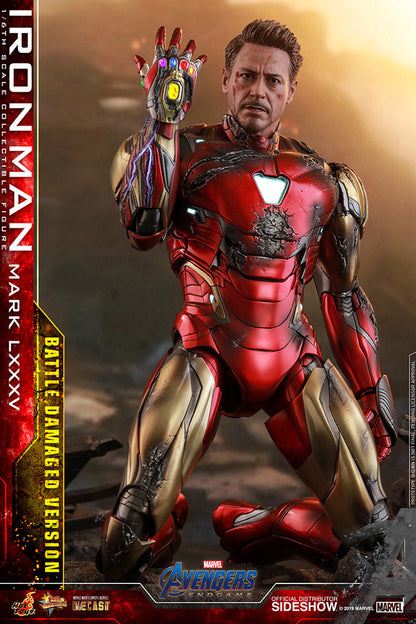 Avengers Endgame 12 Inch Action Figure 1/6 Scale Series - Iron Man Mark LXXXV Battle Damaged Version Hot Toys 904923
