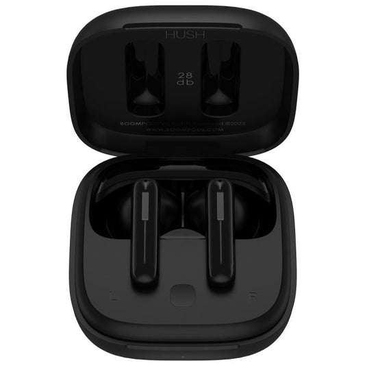 Boompods Bassline Hush ANC, Black [Accessories]