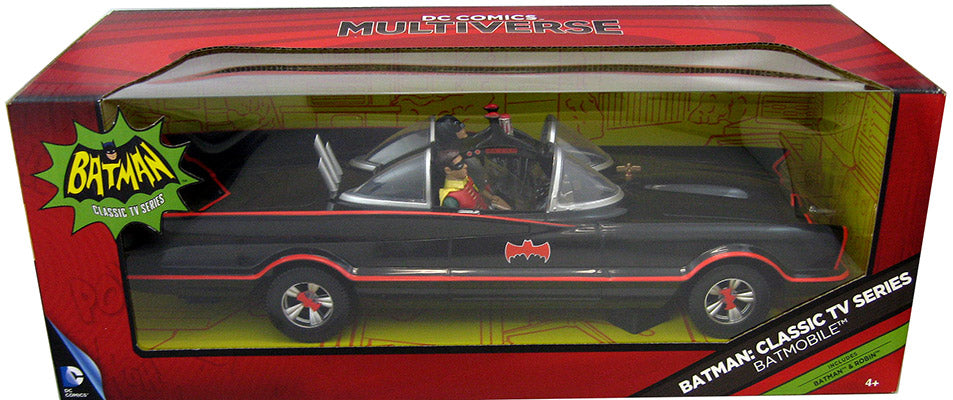 Batman Classic 1966 6 Inch Vehicle Figure - Batmobile (Previously Opened Non Mint Packaging)