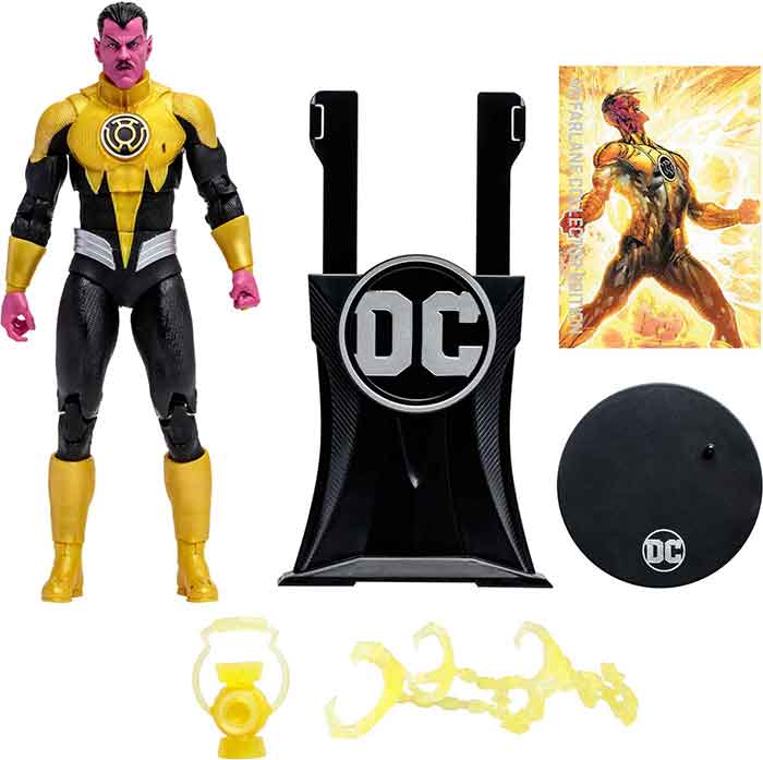 DC Multiverse Sinestro Corps War 7 Inch Action Figure Collector Edition - Sinestro