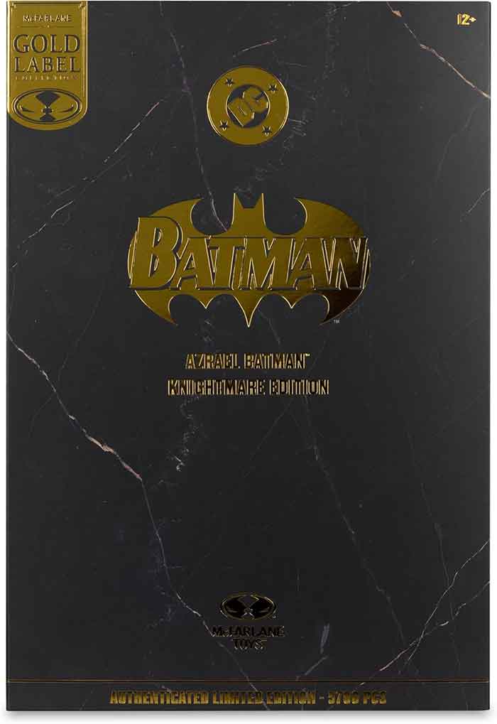 DC Multiverse Batman Knightfall 7 Inch Action Figure Exclusive - Azrael Batman Gold Label