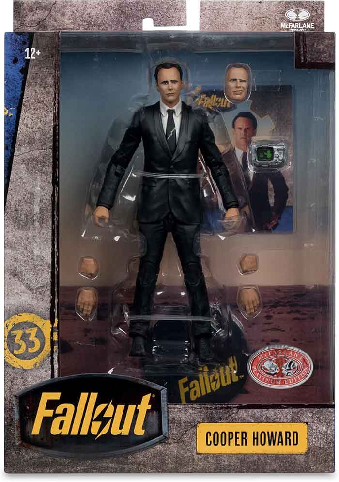 Fallout Season 2 7 Inch Action Figure Deluxe Exclusive - Cooper Howard Red Platinum