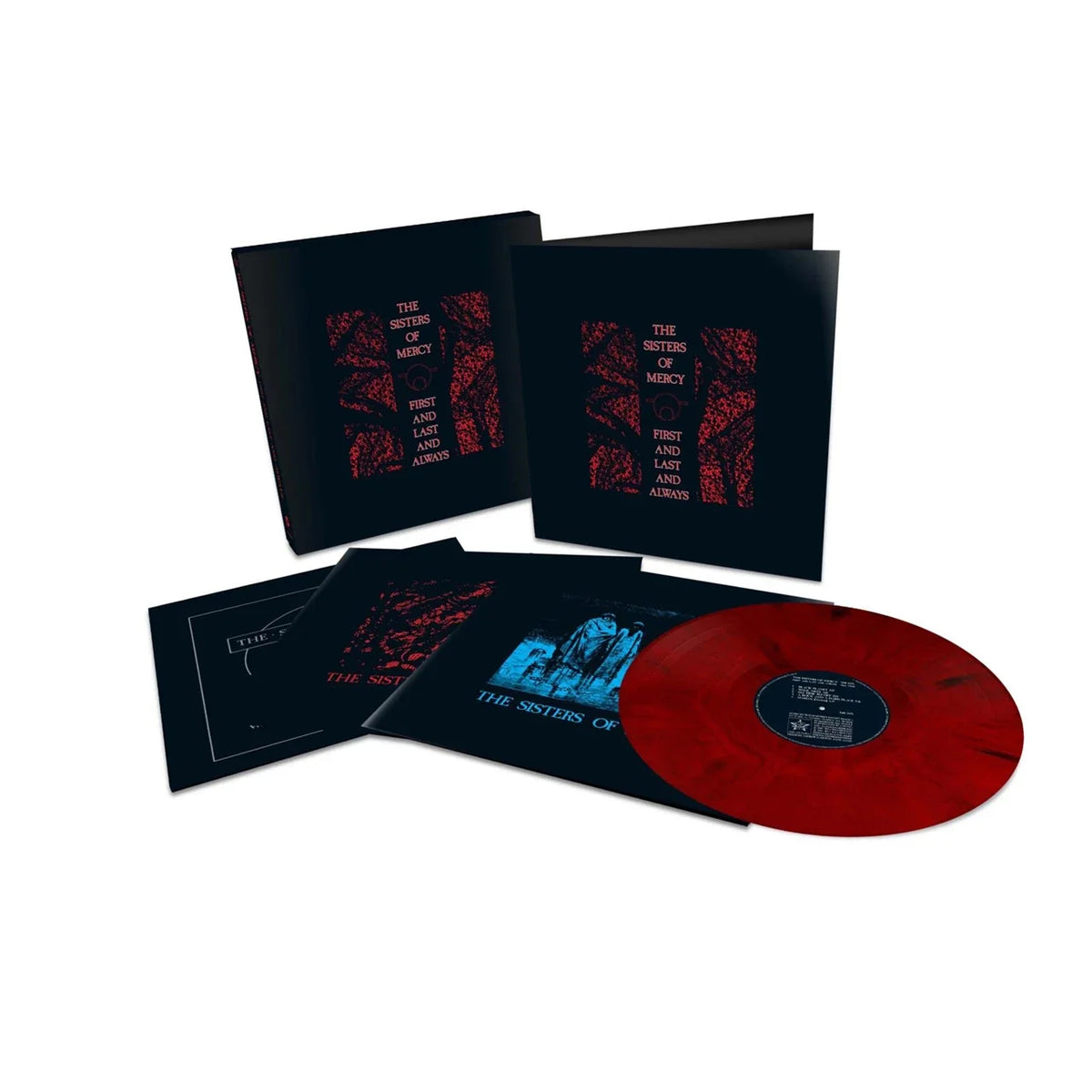 First and Last and Always (Ltd 140g 4LP Red & Black Marble vinyl box) - The Sisters of Mercy [Colour Vinyl]