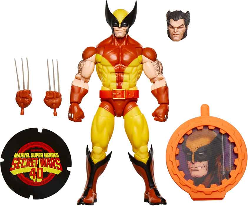 Marvel Legends Retro 6 Inch Action Figure Secret Wars Wave 1 - Wolverine