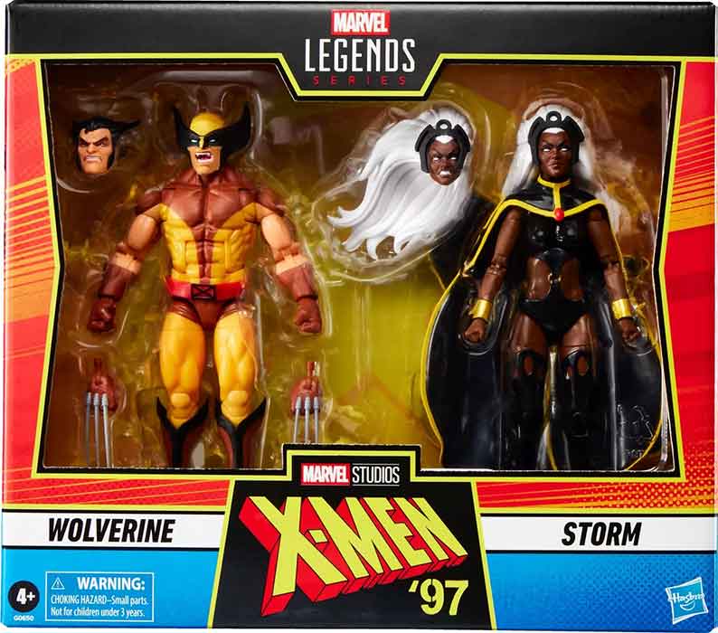 Marvel Legends X-Men '97 6 Inch Action Figure 2-Pack - Wolverine & Storm
