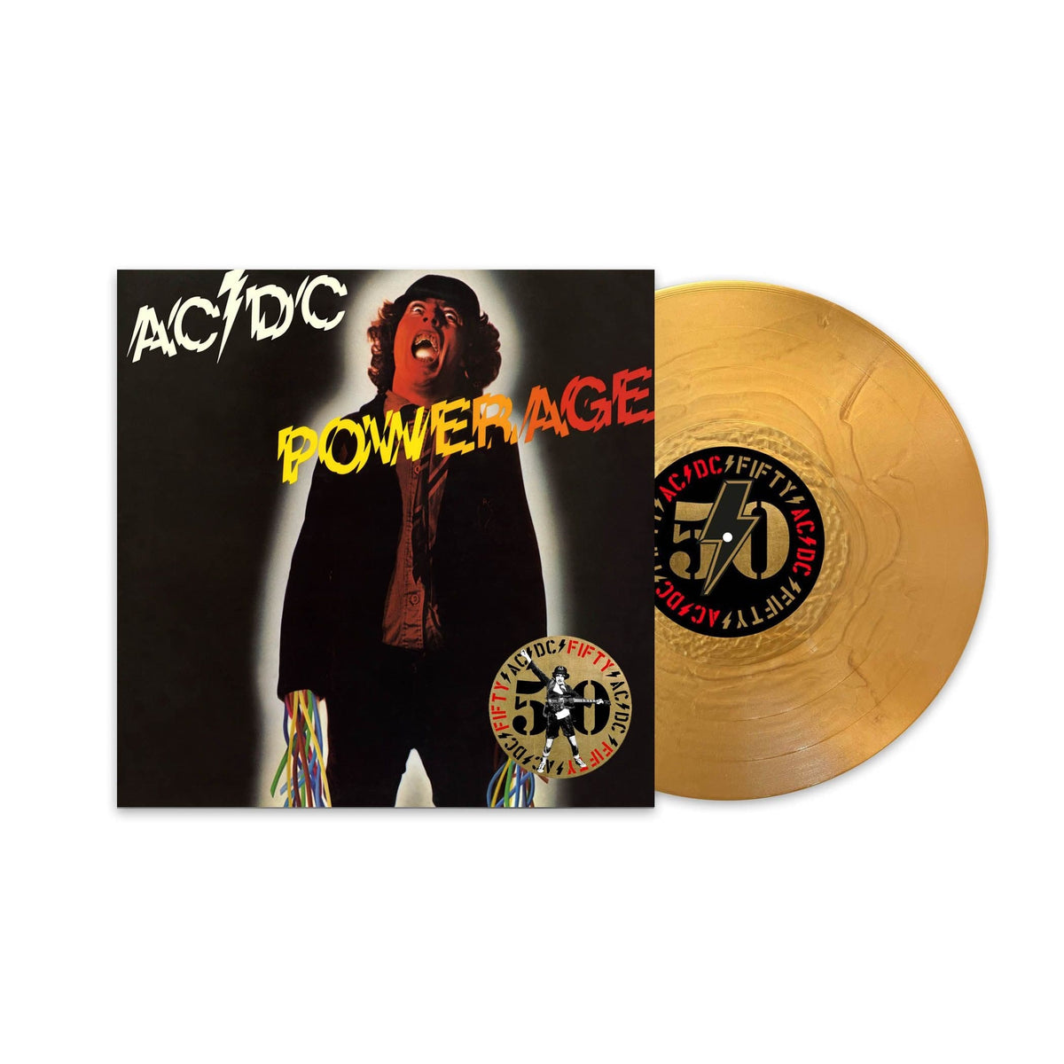 Powerage (50th Anniversary Gold Edition) - AC/DC [Colour Vinyl]