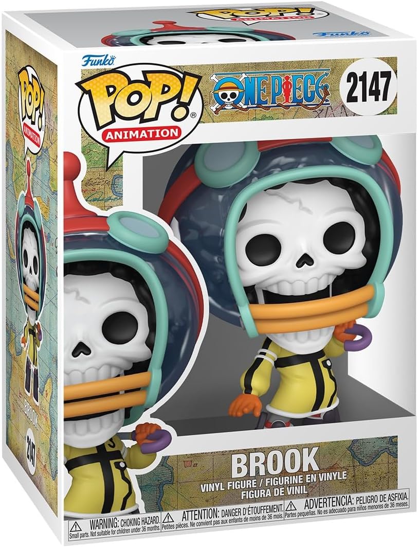 Pop Animation One Piece 3.75 Inch Action Figure - Brook Egg Arc #2147