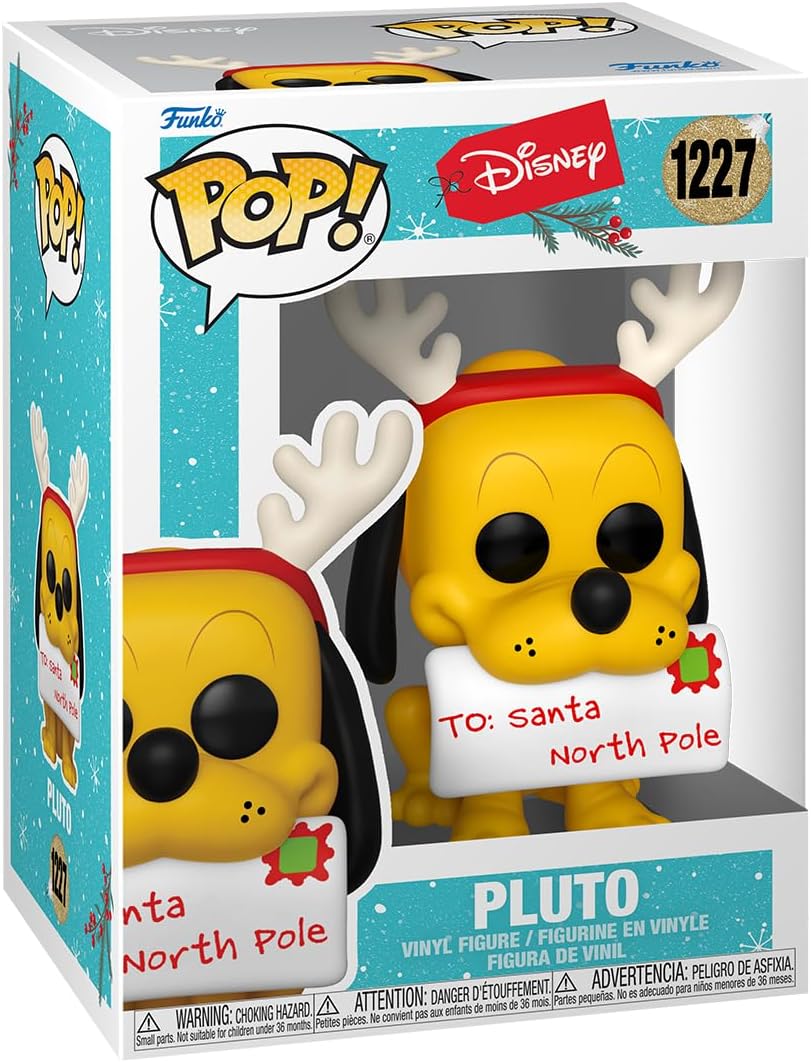 Pop Disney 3.75 Inch Action Figure - Holiday Pluto #1227