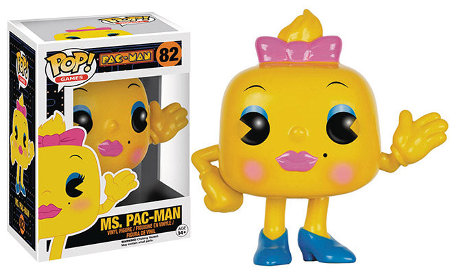 Pop Games 3.75 Inch Action Figure Pac-Man - Ms. Pac-Man
