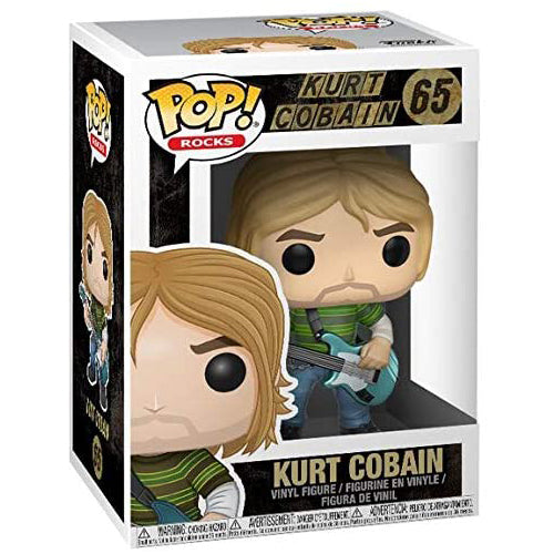 Pop Rocks Nirvana 3.75 Inch Action Figure - Kurt Cobain #65 (Sub-Standard Packaging)