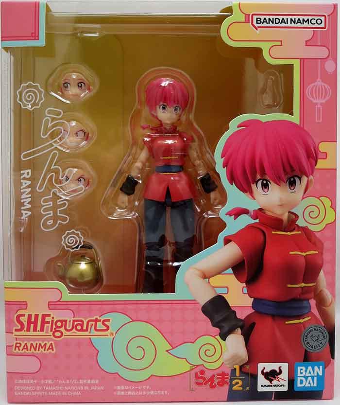 Ranma1/2 6 Inch Action Figure S.H. Figuarts - Ranma (Female Version)