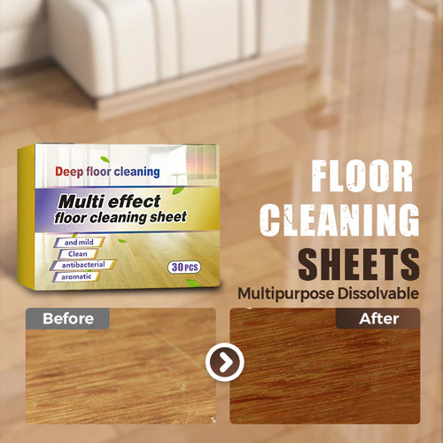 ⏳🔥LIMITED-TIME 50% OFF! 🧹 Multipurpose Dissolvable Floor Cleaning Sheets – Sparkling Clean Floors Effortlessly ✨