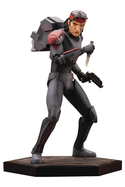 Star Wars The Bad Batch 10 Inch Statue Figure ArtFX - Hunter