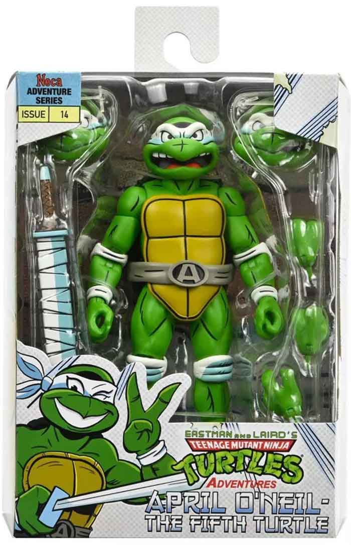 Teenage Mutant Ninja Turtles Archie Comics 6 Inch Action Figure - April as the 5th Turtle