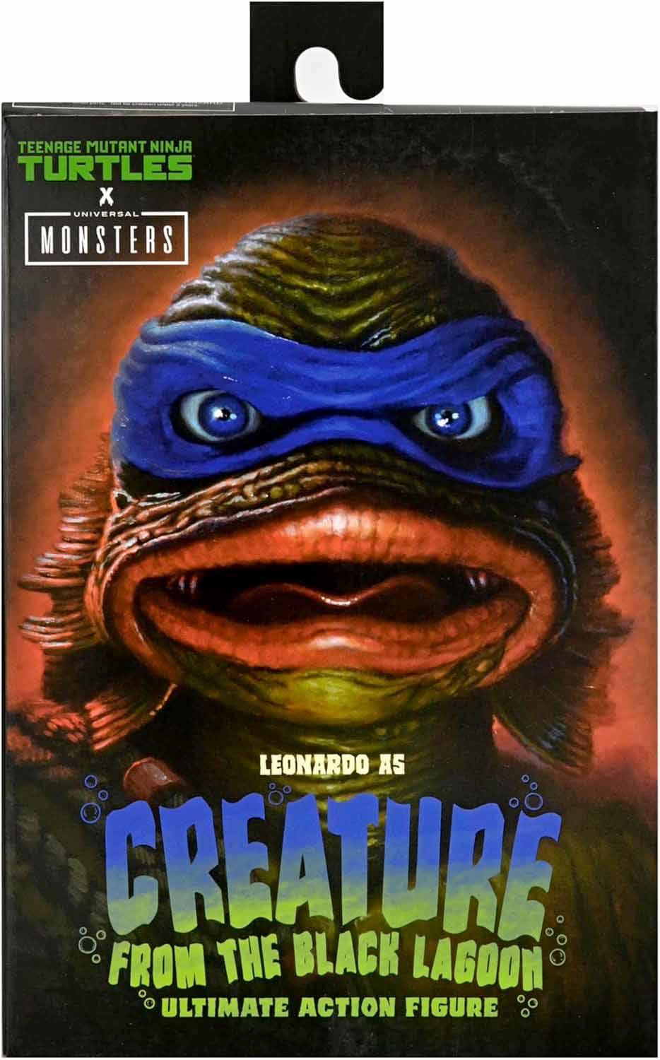 Teenage Mutant Ninja Turtles Universal Monsters 7 Inch Action Figure Ultimate - Leonardo as The Creature