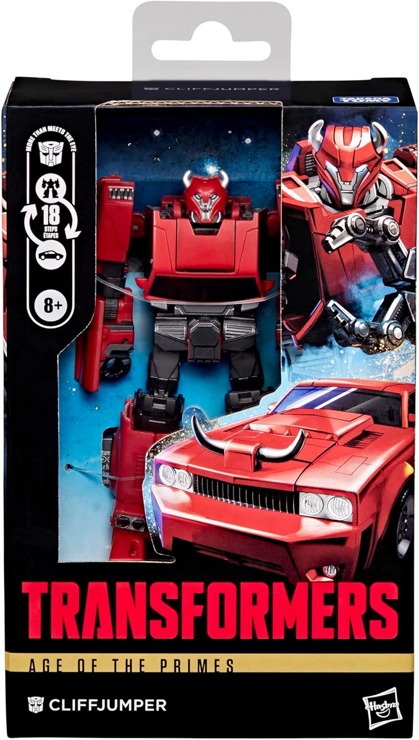 Transformers Age Of The Primes 6 Inch Action Figure Deluxe Class (2026 Wave 2) - Cliffjumper