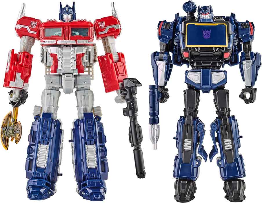 Transformers Reactivate 6 Inch Action Figure Deluxe Class 2-Pack - Soundwave & Optimus Prime